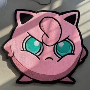 Pink Kitty Tufted Rug – Handmade Kids Room Rug